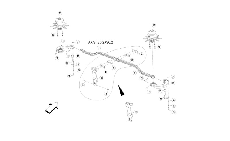 R2055555 BIELA KHUN POZITIA 3